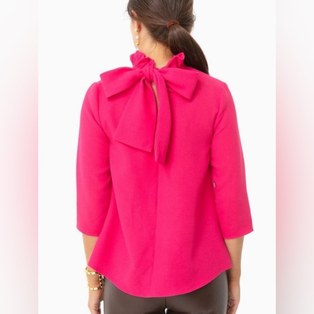 Tuckernuck Pomander Place Faye blouse XS hot pink